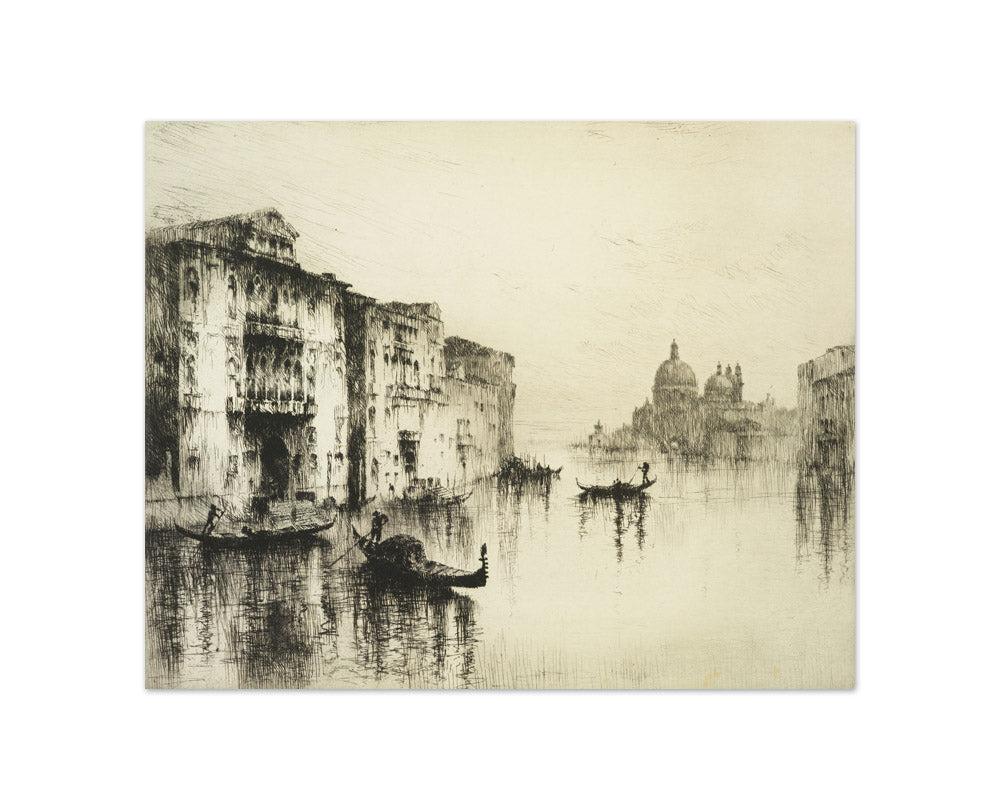 Gondolas, Venice by Sydney Mackenzie Litten - Compact / Full Bleed / No Frame