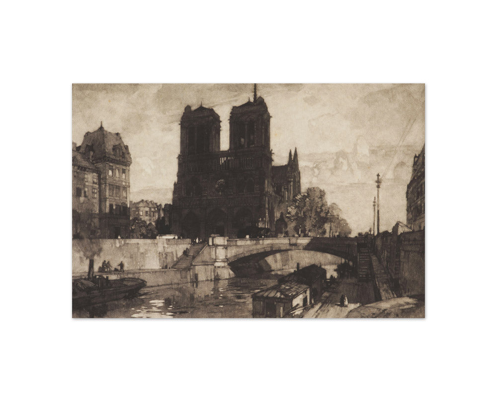 Notre Dame, Paris. by Leonard Squirrell - Compact / Full Bleed / No Frame