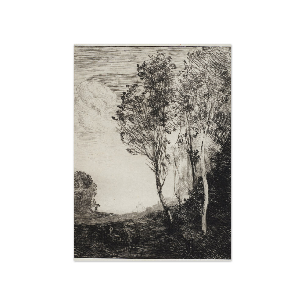 Remembrance of Italy by Jean-Baptiste-Camille Corot - Compact / Full Bleed / No Frame