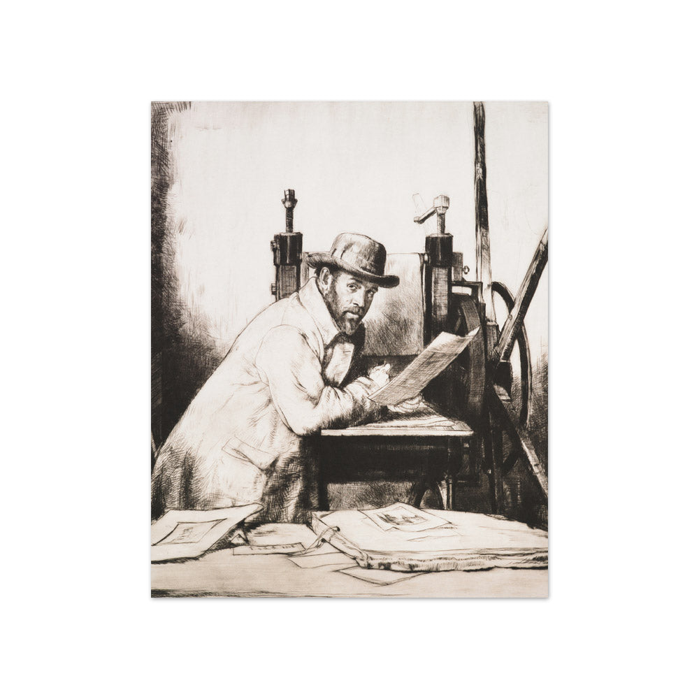 Bone at the press by Francis Dodd - Compact / Full Bleed / No Frame