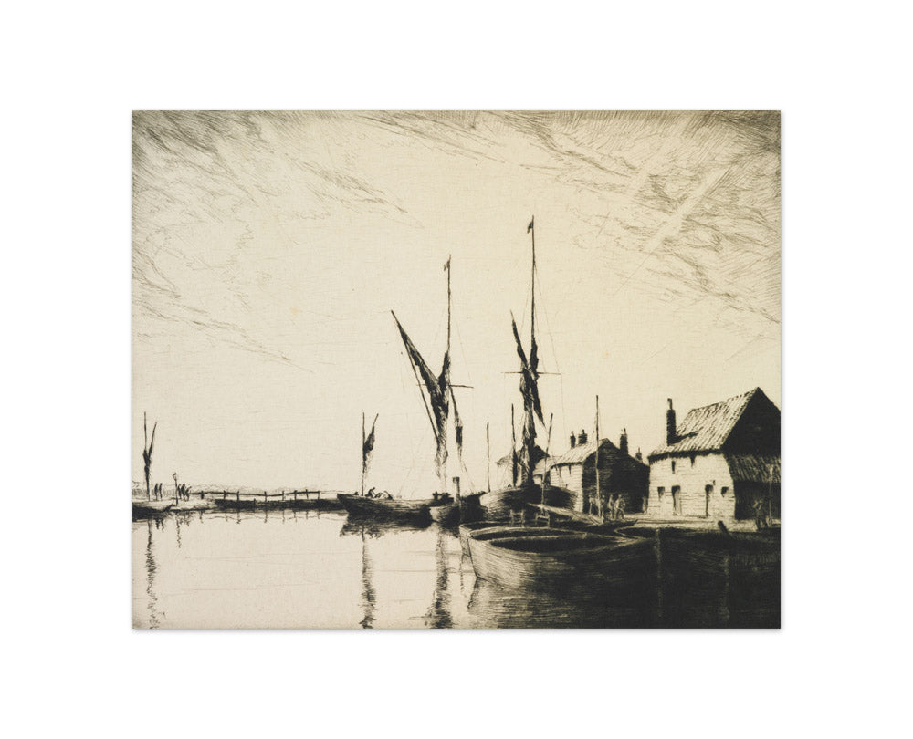 Sunset at Heybridge basin by Martin Hardie - Compact / Full Bleed / No Frame