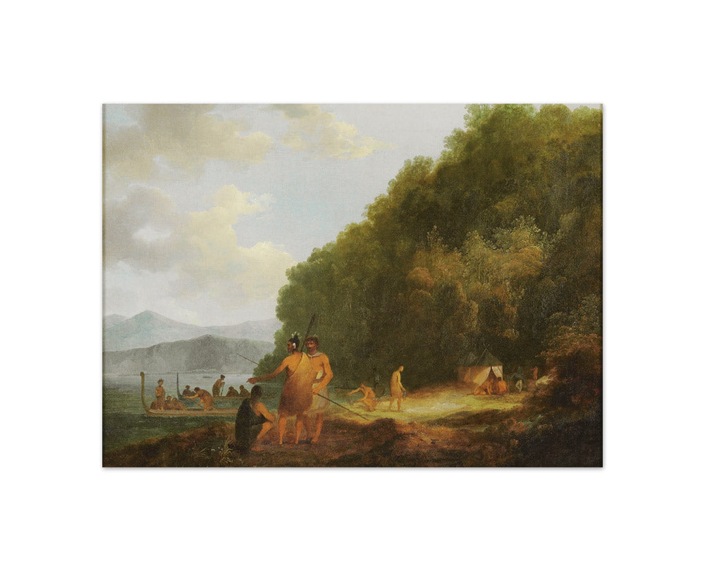 Ship Cove, Queen Charlotte Sound by John Webber - Compact / Full Bleed / No Frame