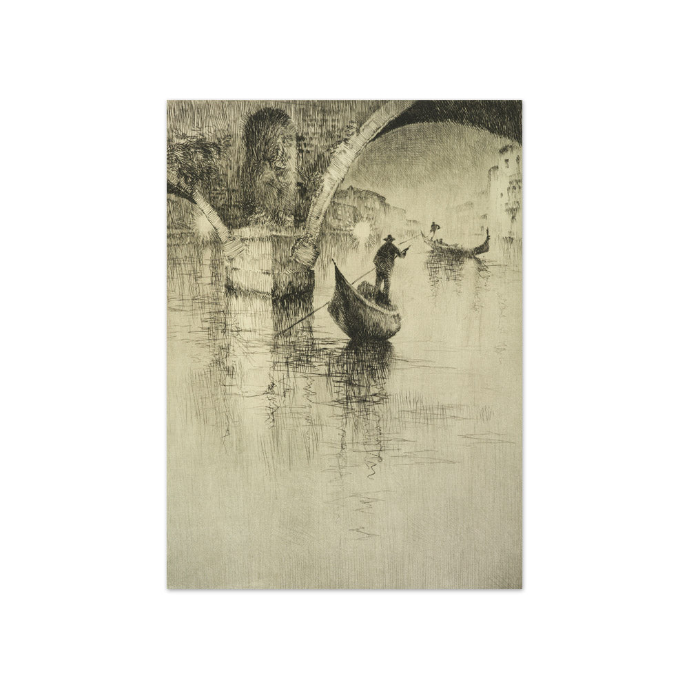 The gondolier by Sydney Mackenzie Litten - Compact / Full Bleed / No Frame
