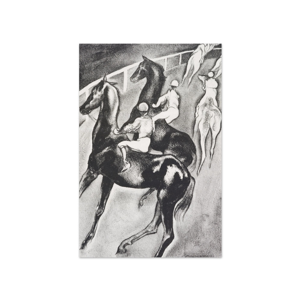 Horses turning into a canter by John Copley - Compact / Full Bleed / No Frame