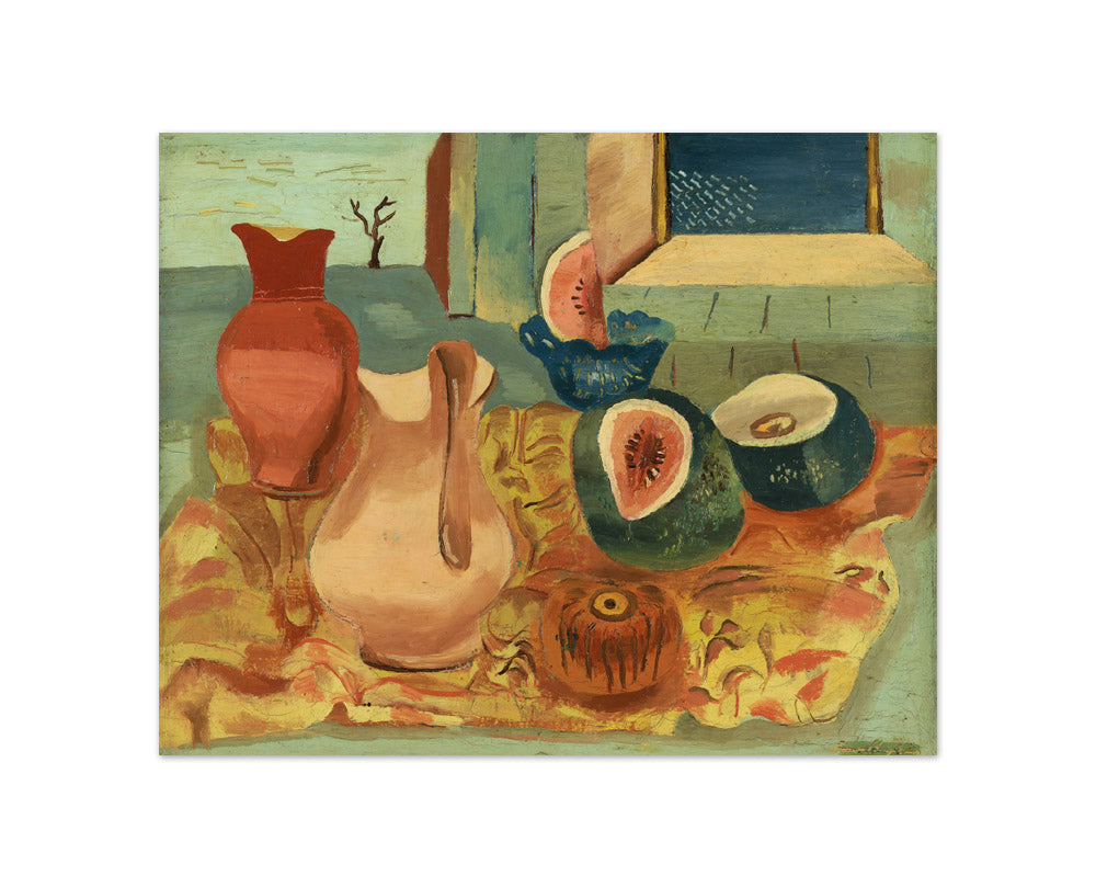 Cut melons by Frances Hodgkins - Compact / Full Bleed / No Frame