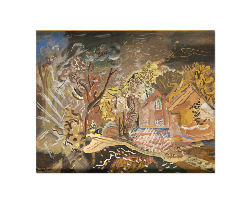 The Croft House, Bradford on Tone, Taunton, Somerset by Frances Hodgkins - Compact / Full Bleed / No Frame