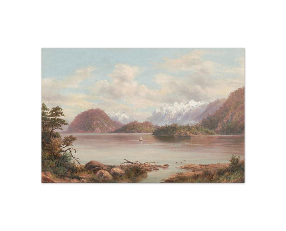 Lake Manapouri by William Baker - Compact / Full Bleed / No Frame