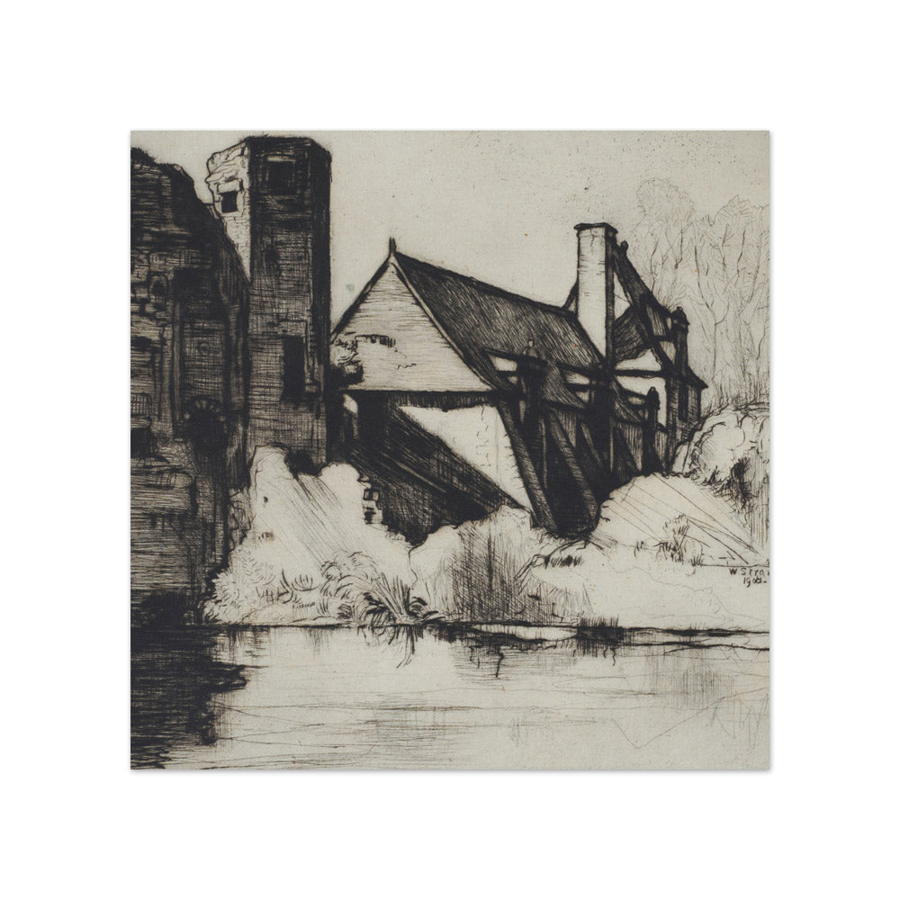 The moat-house by William Strang - Compact / Full Bleed / No Frame