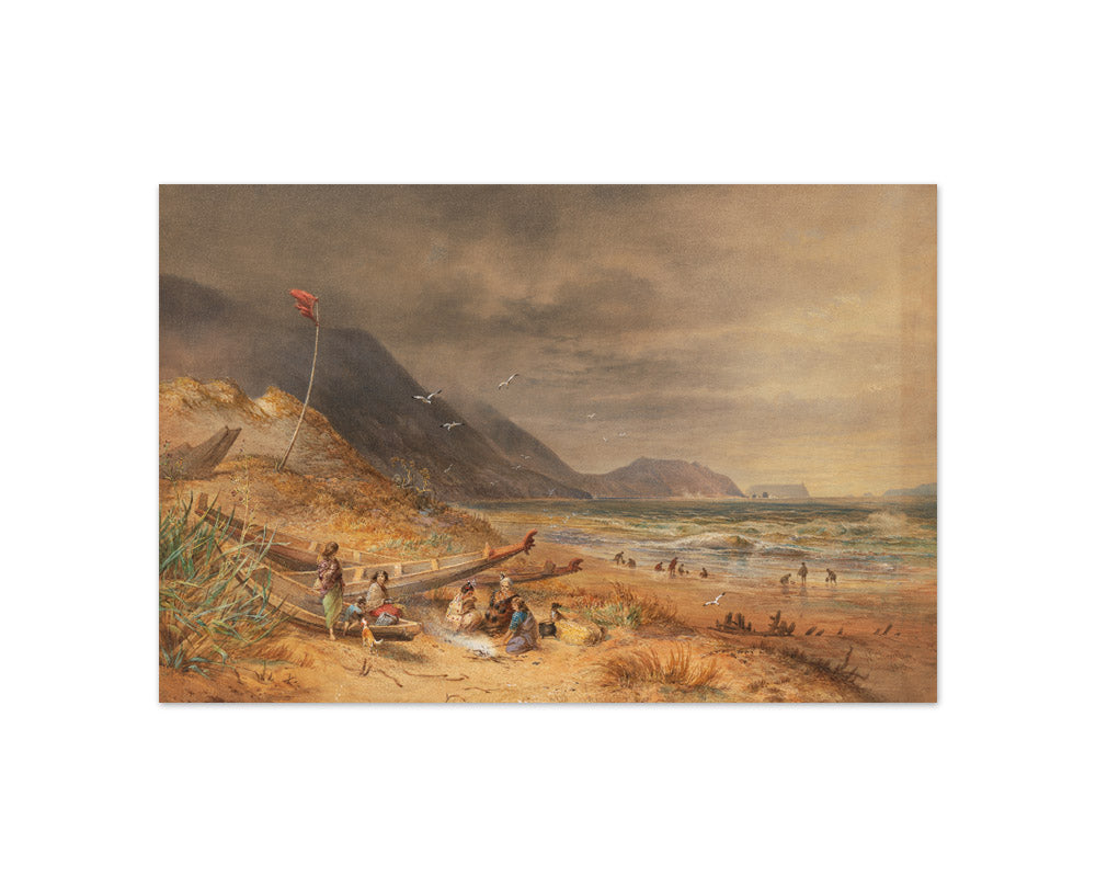 Cook's Strait, New Zealand. by Nicholas Chevalier - Compact / Full Bleed / No Frame