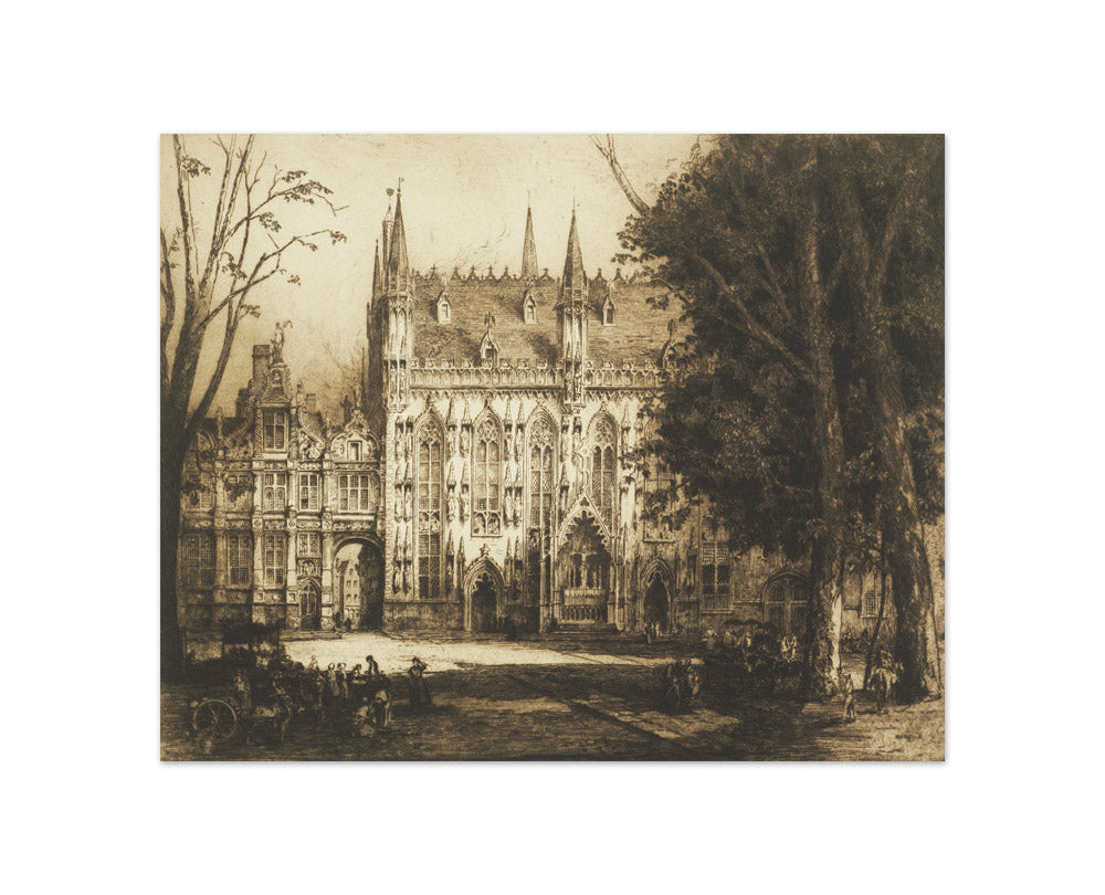 Hotel de Ville, Bruges by Andrew Affleck - Compact / Full Bleed / No Frame