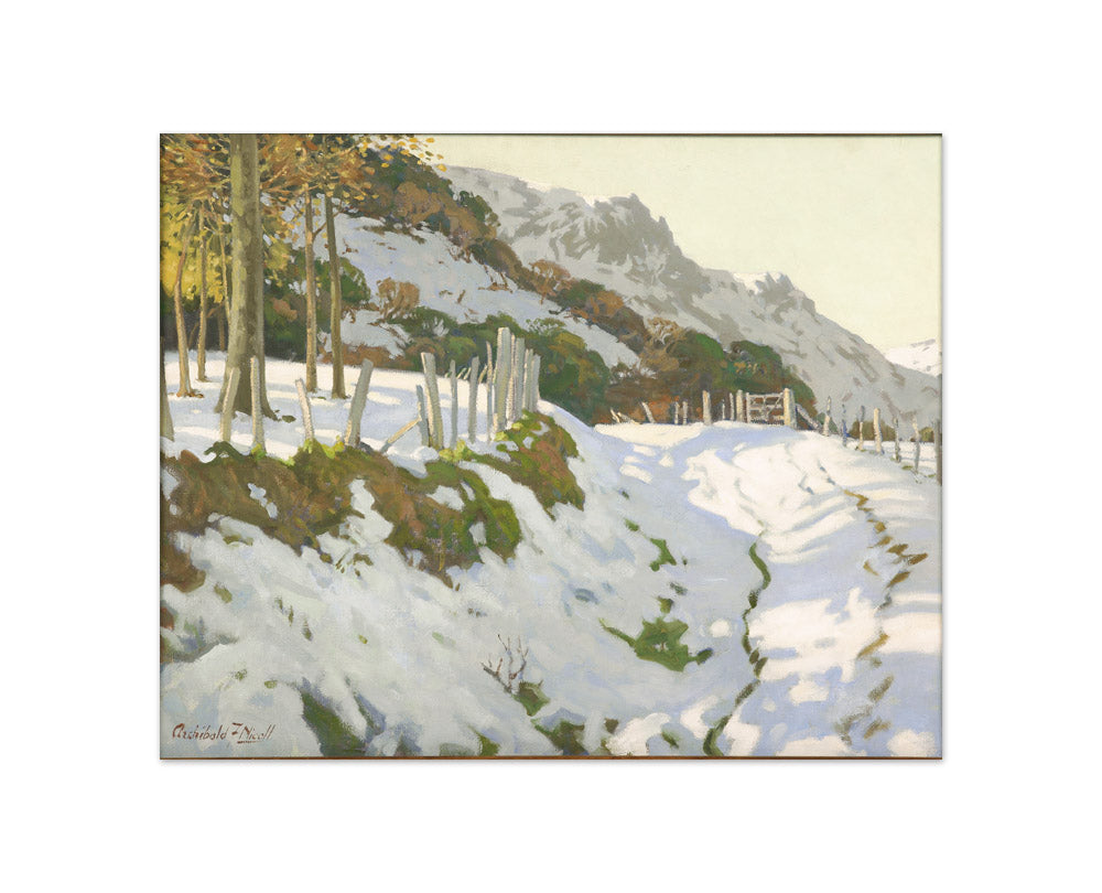 Peninsula, winter by Archibald Nicoll - Compact / Full Bleed / No Frame