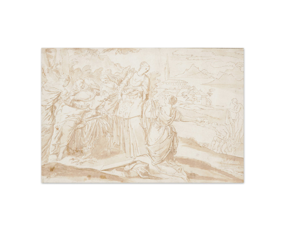 The Finding of Moses by Unknown - Compact / Full Bleed / No Frame