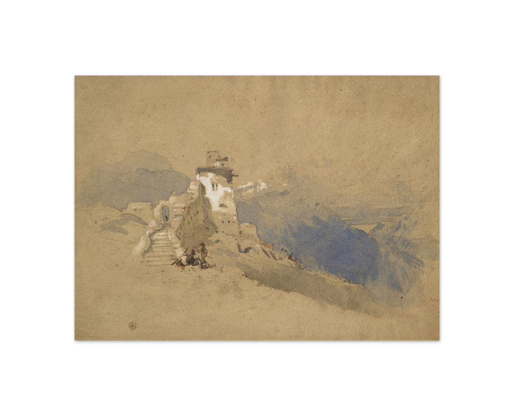 Italian mountain scene by John Ruskin - Compact / Full Bleed / No Frame