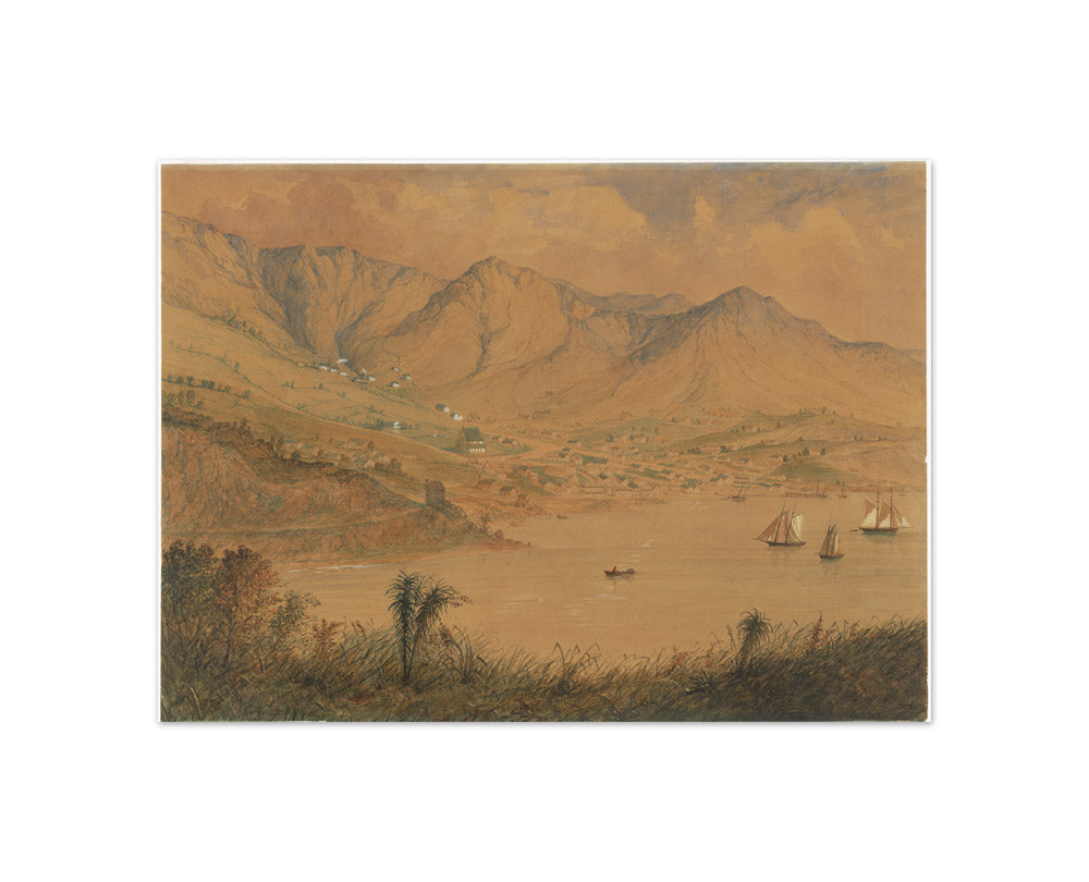 Lyttelton, 1858 by H D Bell - Compact / Full Bleed / No Frame