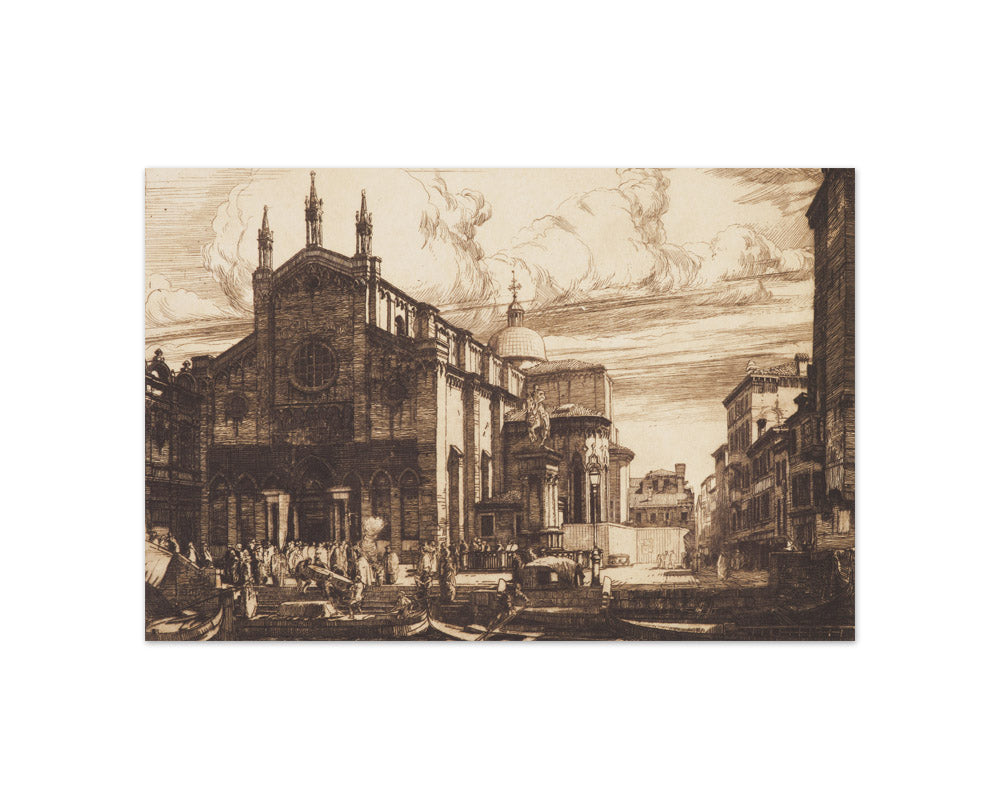Saints John and Paul, Venice by Francis Unwin - Compact / Full Bleed / No Frame