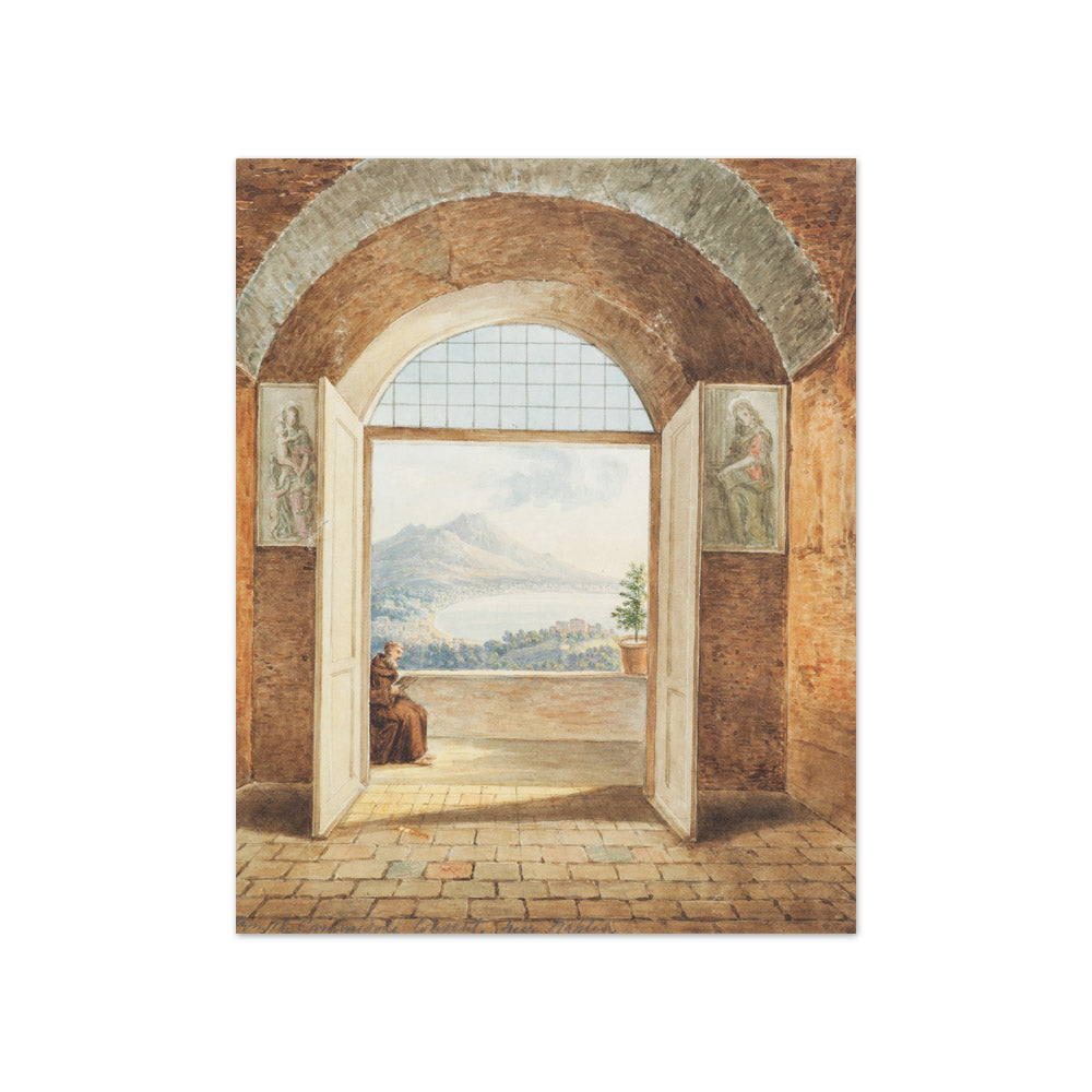 From the Caminidole Convent, near Naples by William Brockedon - Compact / Full Bleed / No Frame