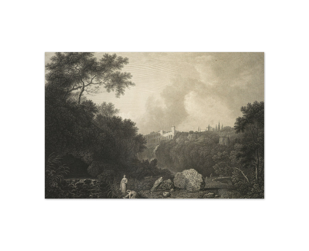 Maecenas' Villa at Tivoli by John Le Keux - Compact / Full Bleed / No Frame