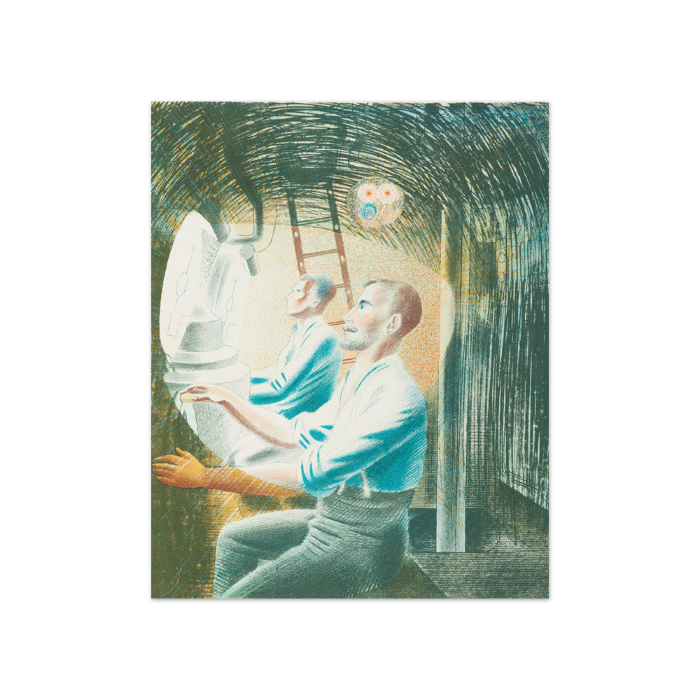 Submarine observation by Eric Ravilious - Compact / Full Bleed / No Frame