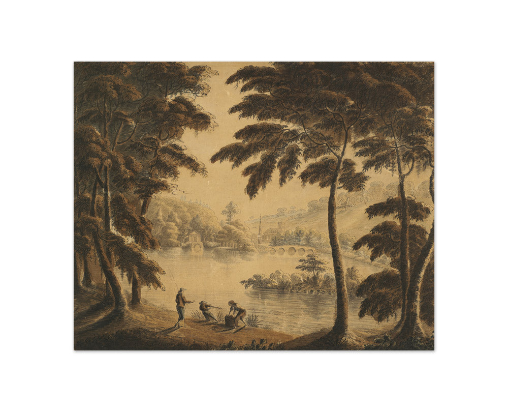 View of Stourhead by Sir Richard Hoare - Compact / Full Bleed / No Frame