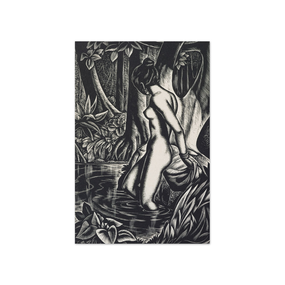 Laotian bather by John Buckland-Wright - Compact / Full Bleed / No Frame