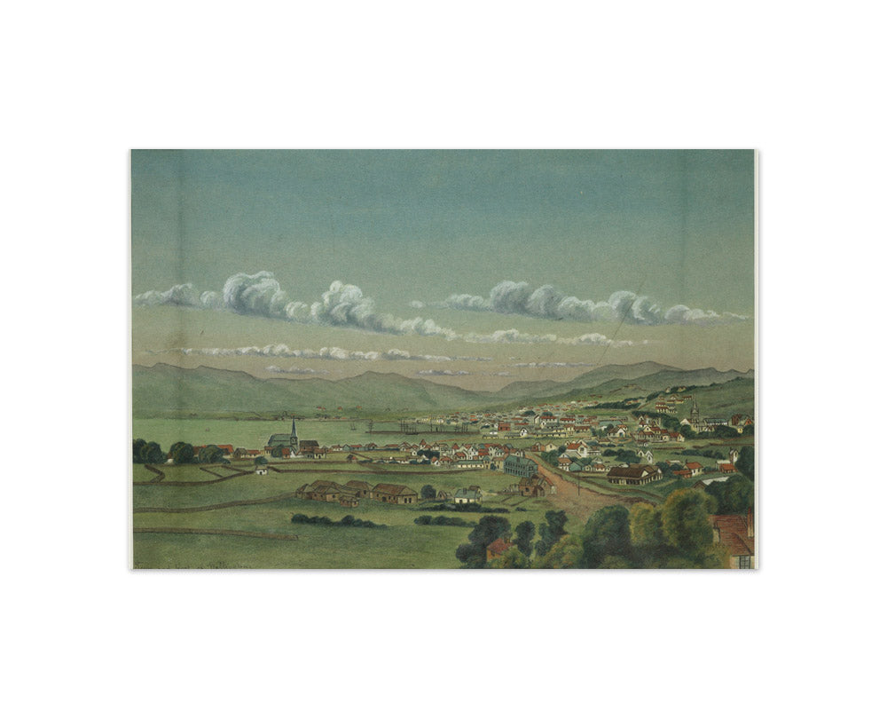 Town and part of Wellington by Walter Scarlett Hatton - Compact / Full Bleed / No Frame