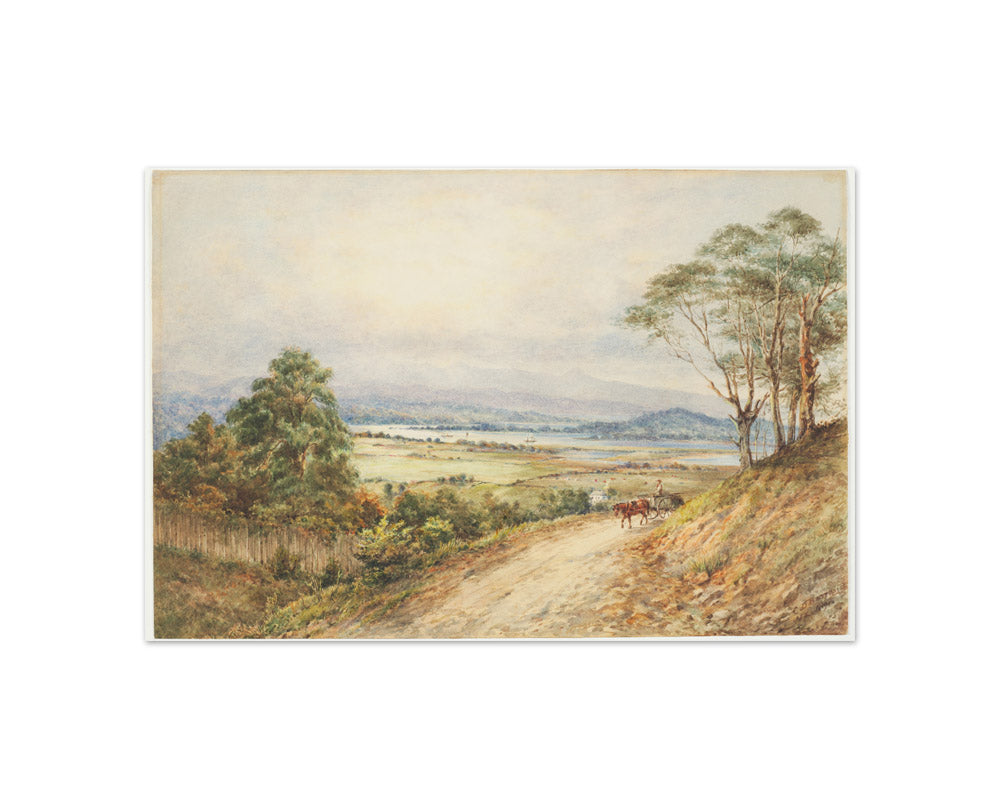 The Valley of the Derwent, Tasmania by Charles Decimus Barraud - Compact / Full Bleed / No Frame