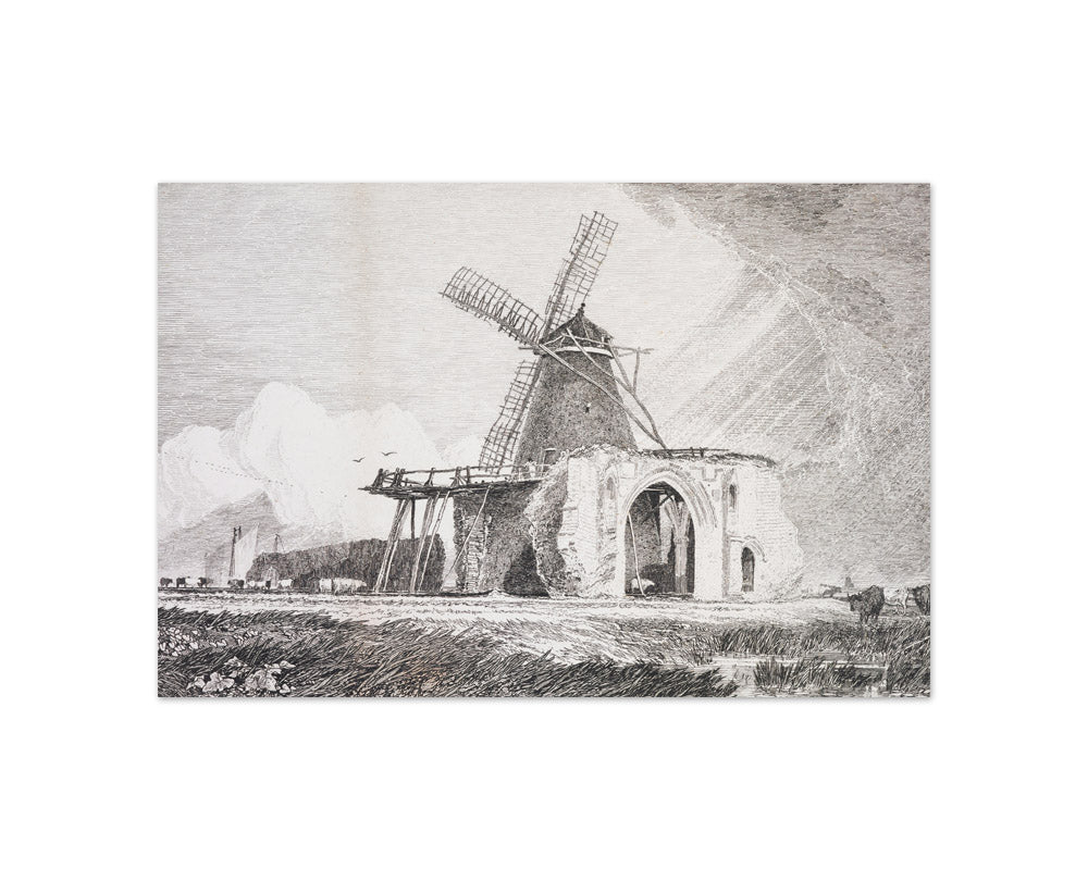 East view, gateway of St. Benet's Abbey by John Cotman - Compact / Full Bleed / No Frame