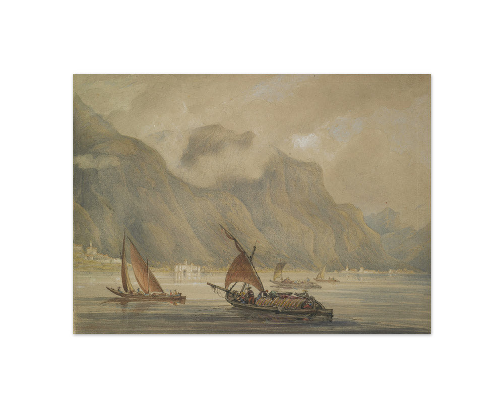 Château de Chillon, Lake of Geneva by William Delamotte - Compact / Full Bleed / No Frame