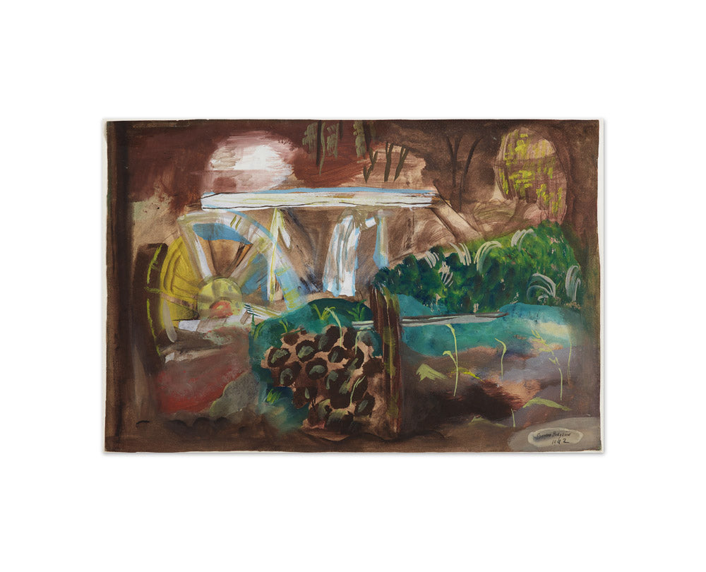 The millwheel by Frances Hodgkins - Compact / Full Bleed / No Frame