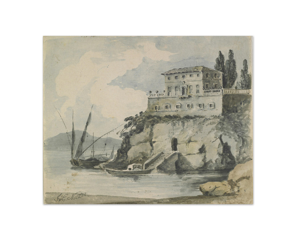 In the Bay of Naples by Jean Claude Nattes - Compact / Full Bleed / No Frame