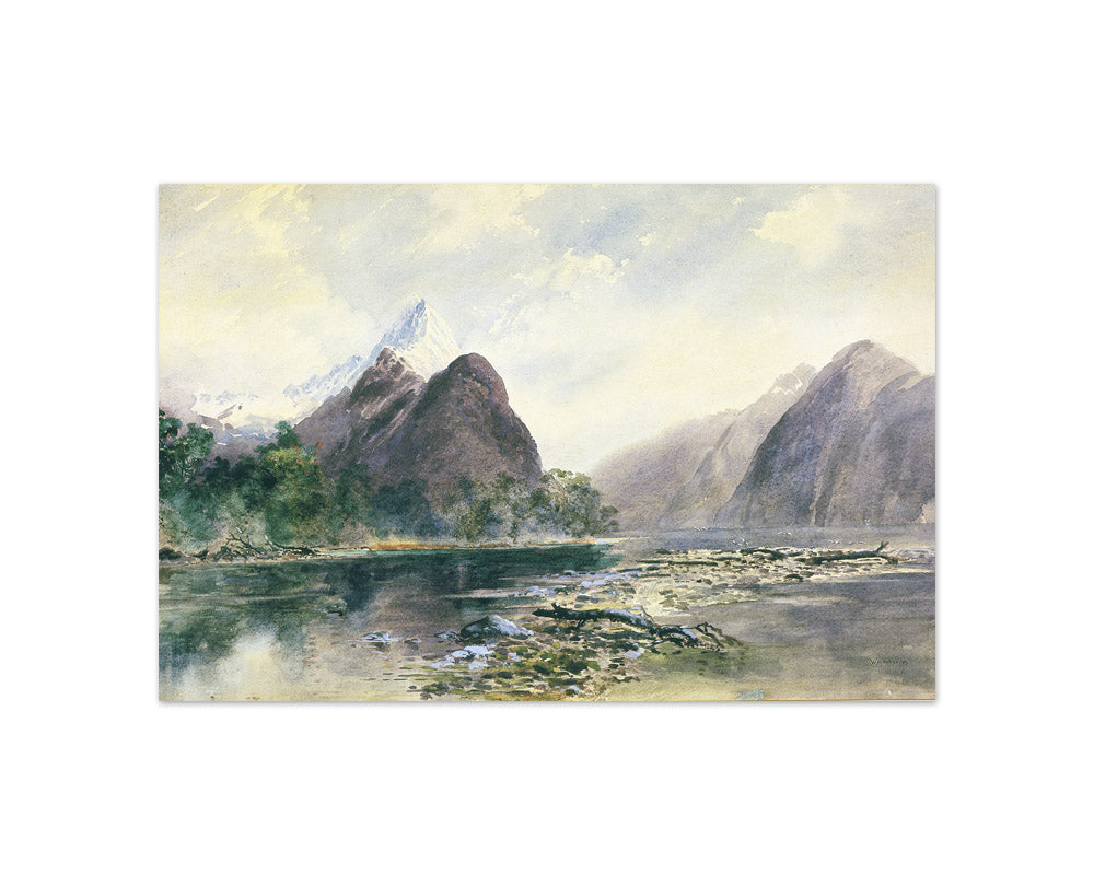 Mitre Peak, Milford Sound by William Hodgkins - Compact / Full Bleed / No Frame