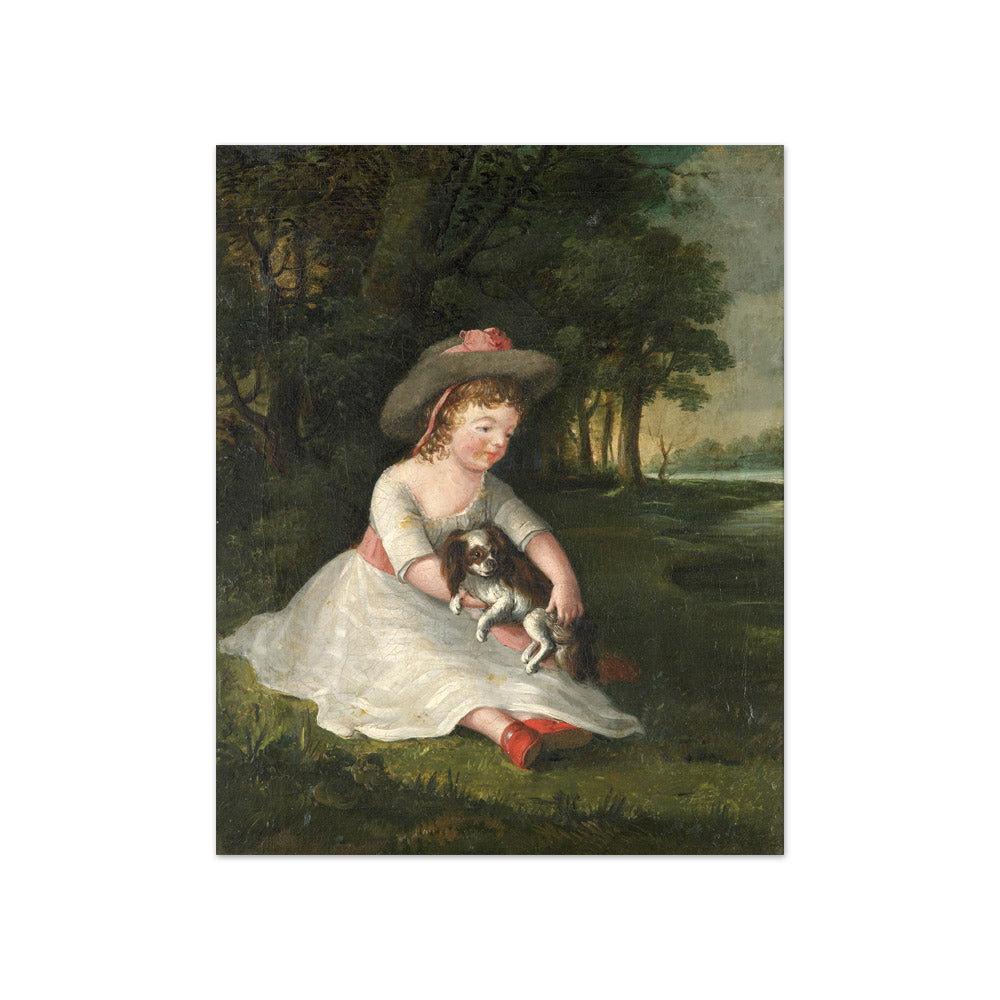 Portrait of George Dawe as a child by George Morland - Compact / Full Bleed / No Frame