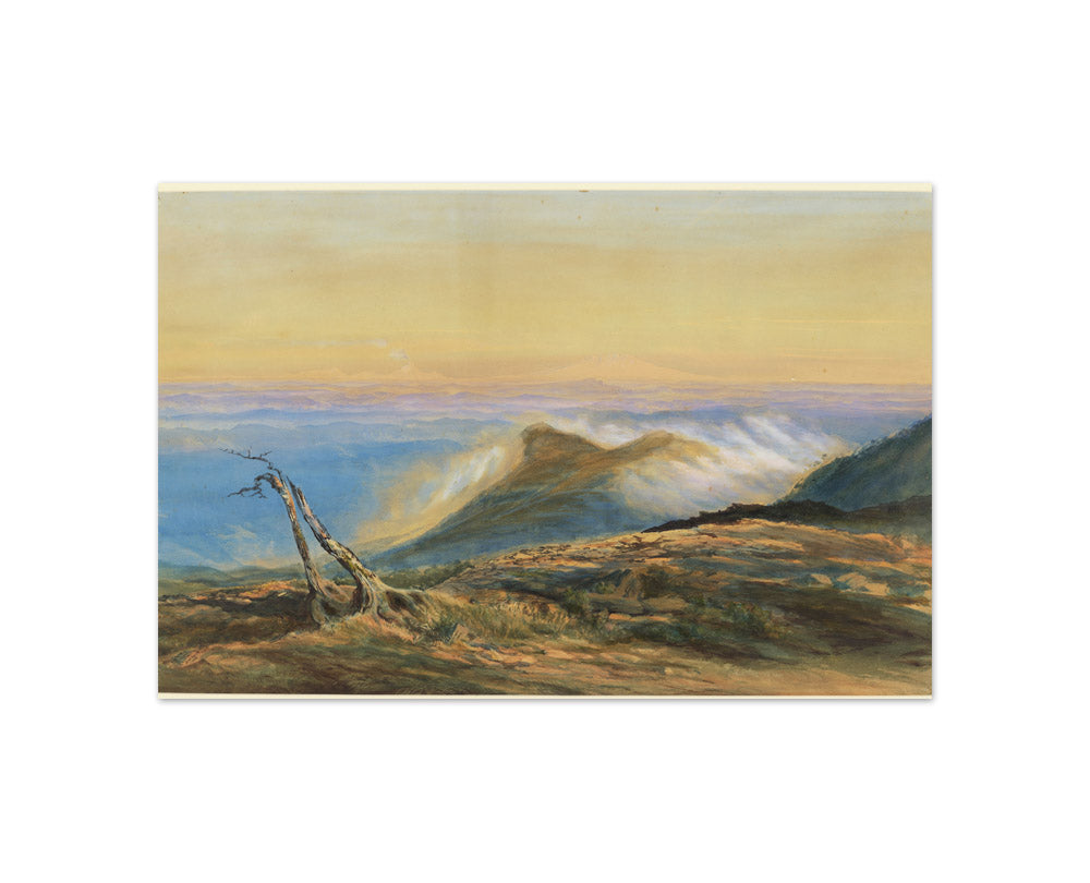 Tongariro, Ngauruhoe and Ruapehu, Central North Island by John Gully - Compact / Full Bleed / No Frame