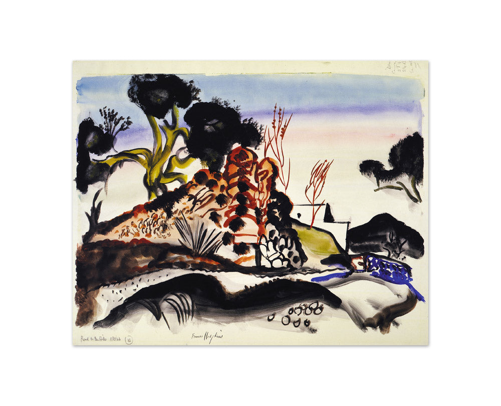 Road to the hills, Ibiza by Frances Hodgkins - Compact / Full Bleed / No Frame