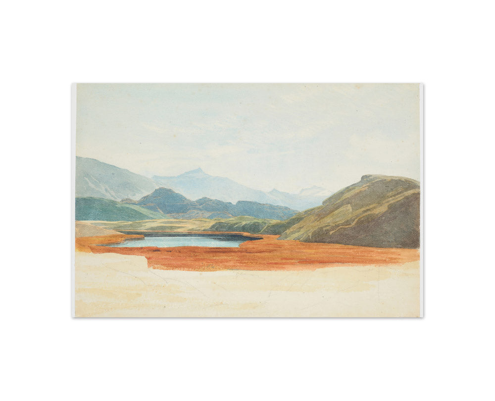 Lagoon, flowering Bulrushes, Wanaka. by James Crowe Richmond - Compact / Full Bleed / No Frame