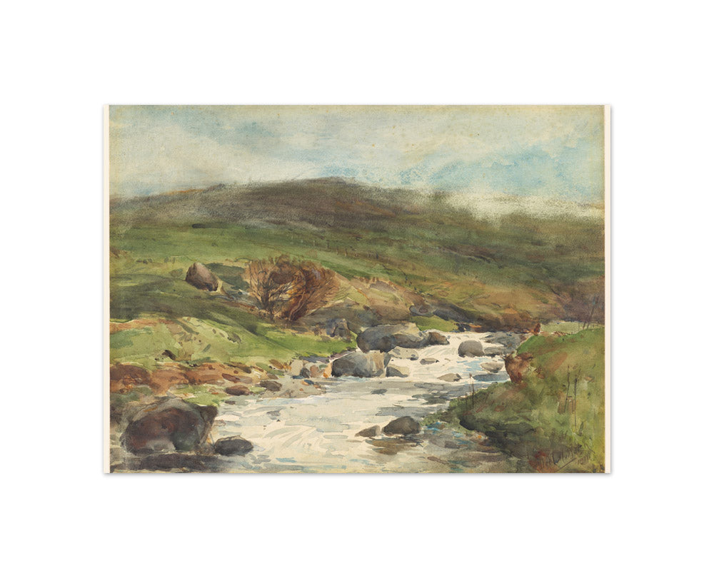 Mountain stream, Kaikoura by Alfred Walsh - Compact / Full Bleed / No Frame