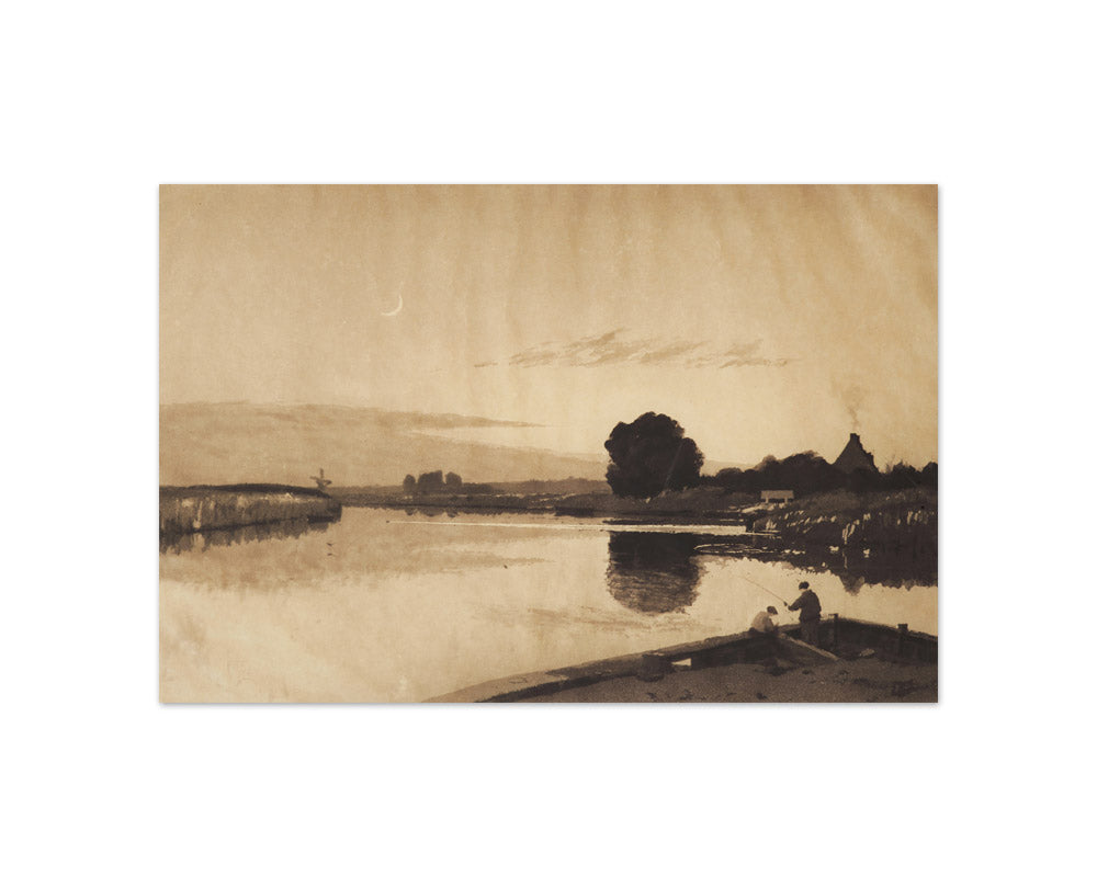 The new moon by Sir Frank Short - Compact / Full Bleed / No Frame