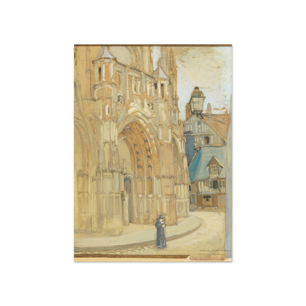Cathedral Caudebec en Caux, Normandy, France by William Wildman - Compact / Full Bleed / No Frame