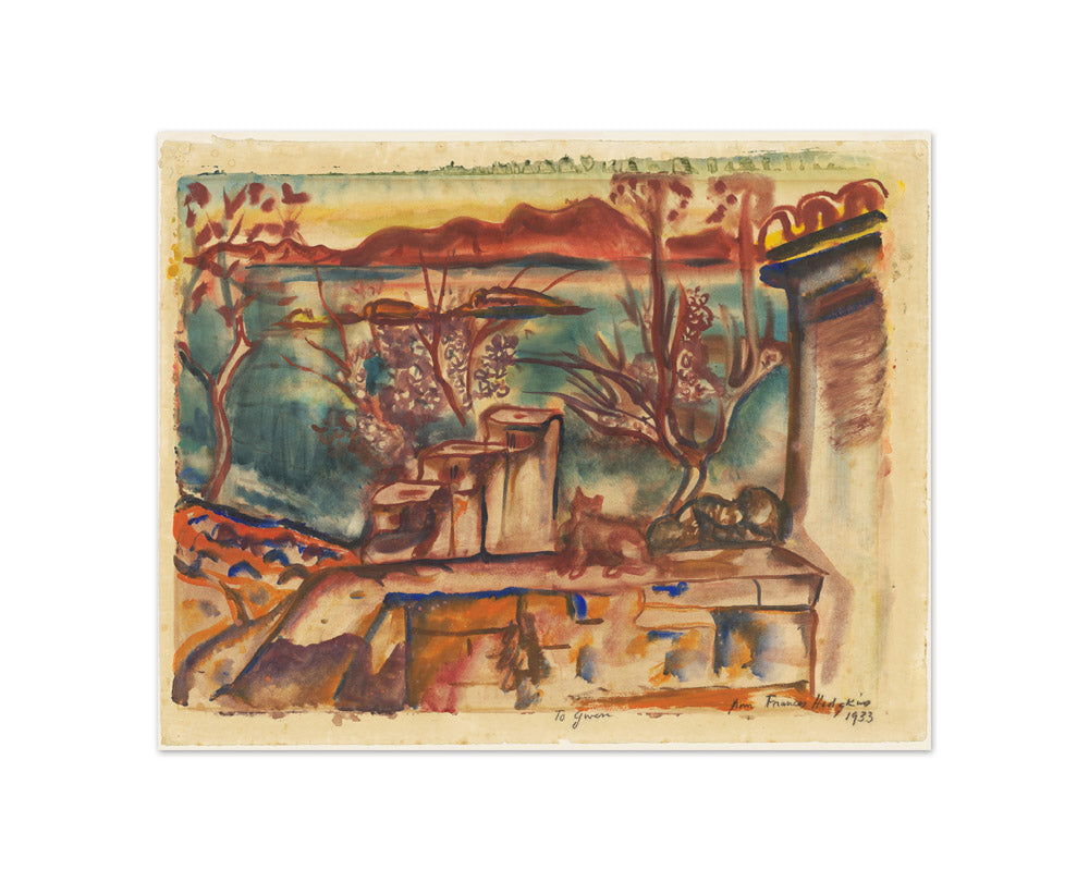 Ibiza, Balearic Islands by Frances Hodgkins - Compact / Full Bleed / No Frame