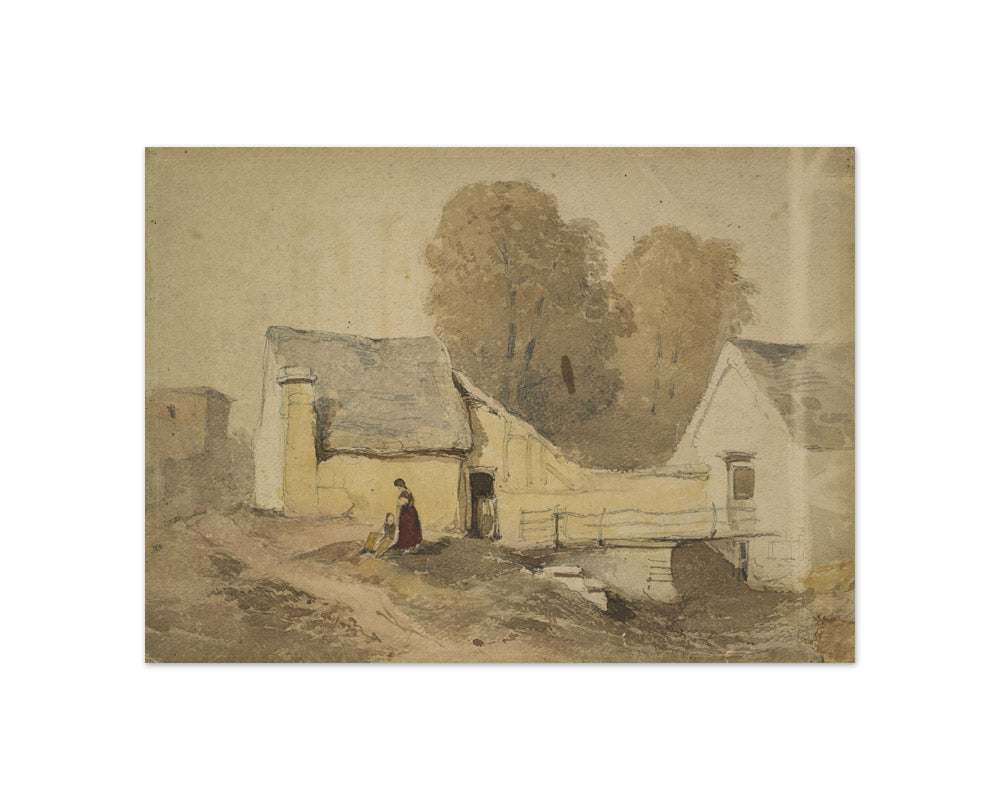Unfinished study by John Cotman - Compact / Full Bleed / No Frame