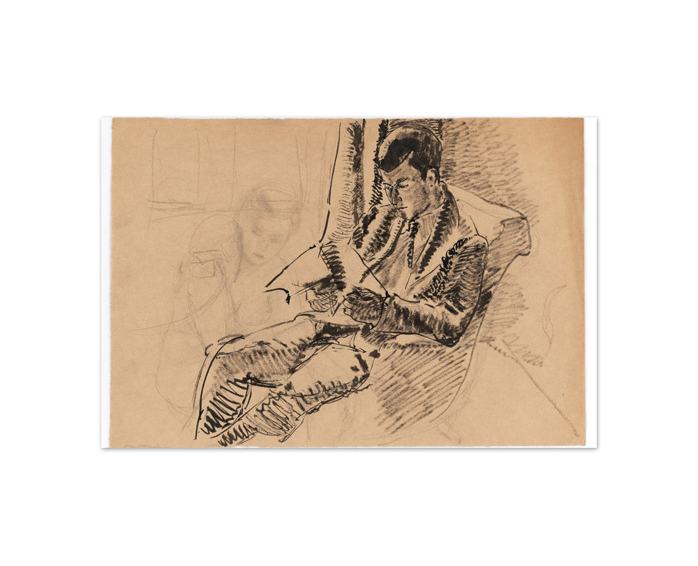 Sketch of Cornelius Kauders (Peter During) by Gertrud Kauders - Compact / Full Bleed / No Frame
