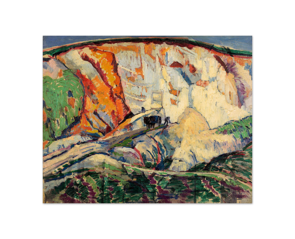 The chalk cliff by Frederick Porter - Compact / Full Bleed / No Frame