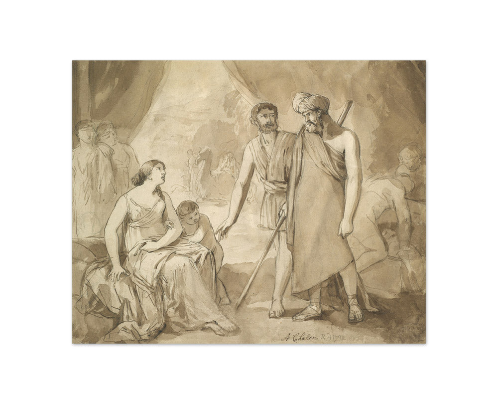 Study for picture by Alfred Chalon - Compact / Full Bleed / No Frame