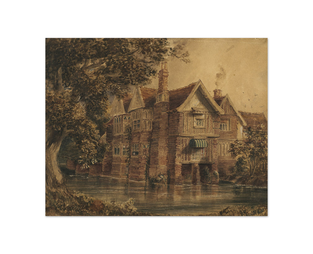 Old Farnham Hall, Suffolk by Frederick George Reynolds - Compact / Full Bleed / No Frame
