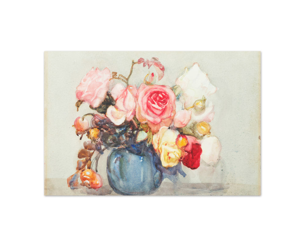 Roses and berries by Dorothy Richmond - Compact / Full Bleed / No Frame