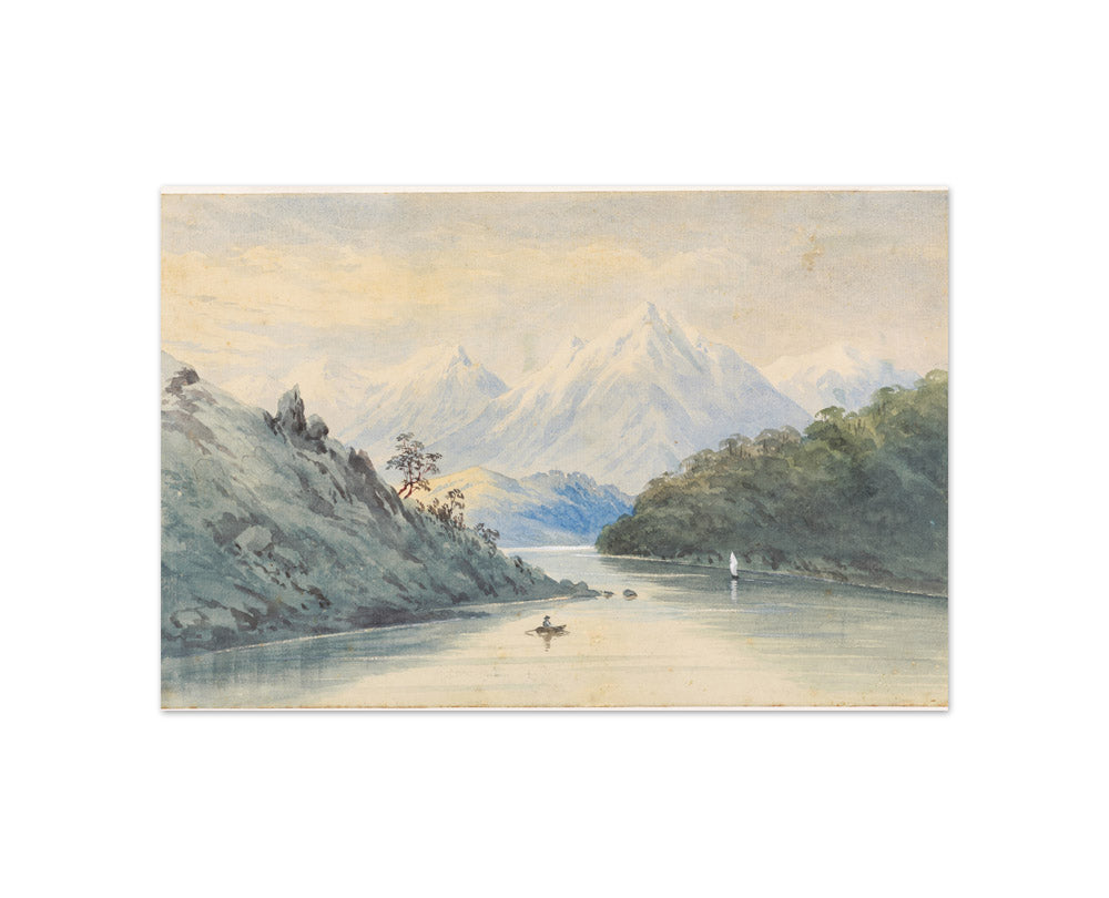 On the Bealey, Canterbury, N.Z. by Ernest Arthur Chapman - Compact / Full Bleed / No Frame