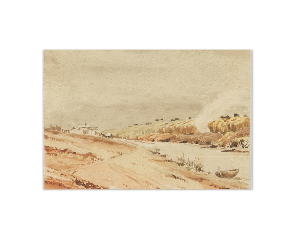 Head of Totara Lagoon, Northland by William Marshall Cooper - Compact / Full Bleed / No Frame