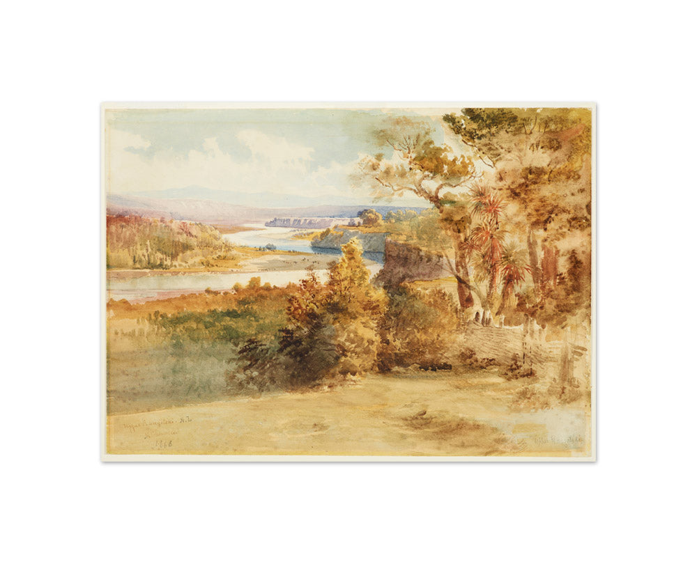 Upper Rangitikei by Nicholas Chevalier - Compact / Full Bleed / No Frame