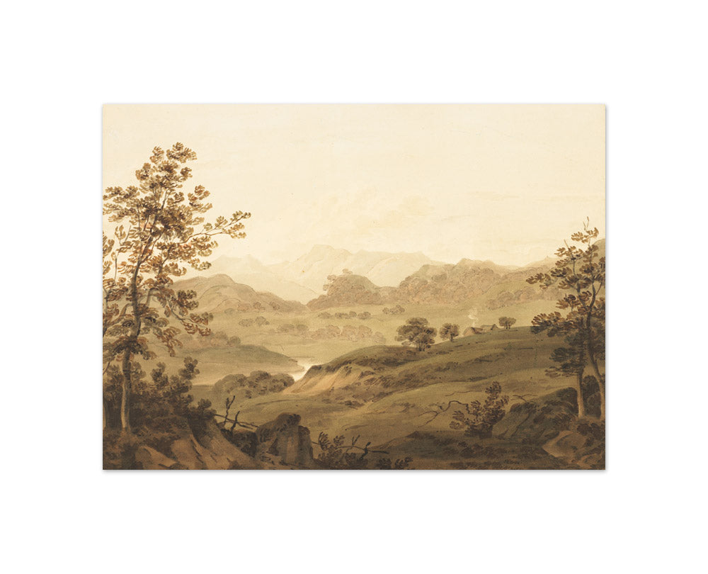 Landscape, North Wales by Hugh Williams - Compact / Full Bleed / No Frame
