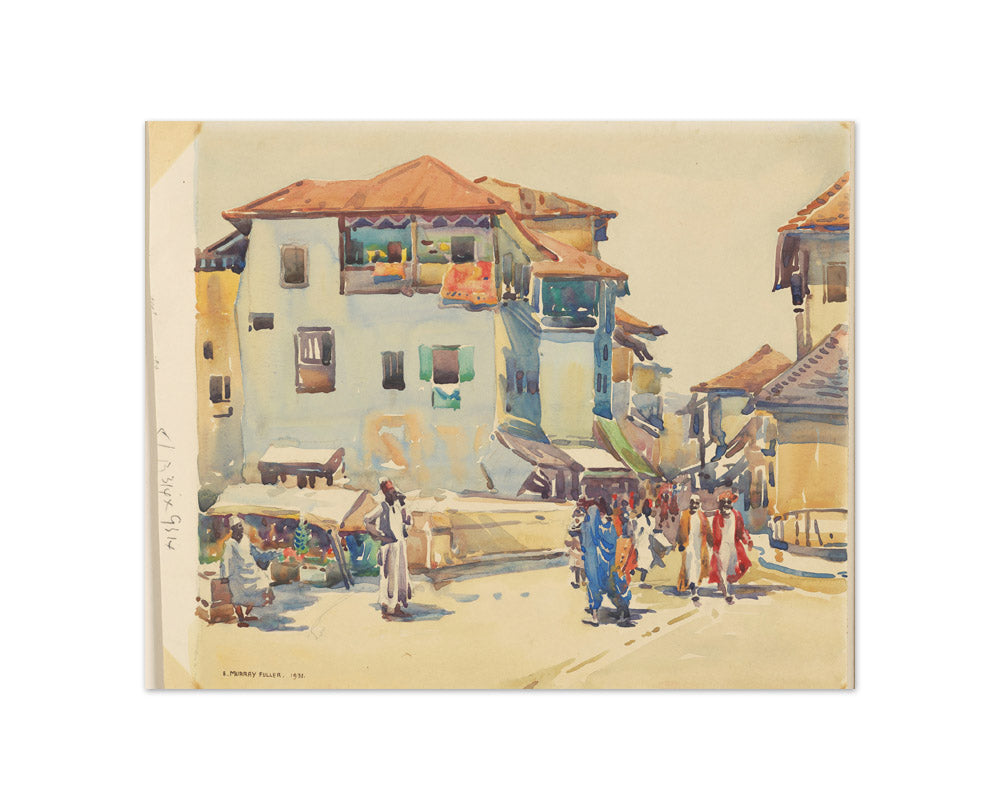 Malindi market, Zanzibar by Edwin Murray Fuller - Compact / Full Bleed / No Frame